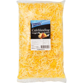 Mozzarella & cheddar revet cafeblanding