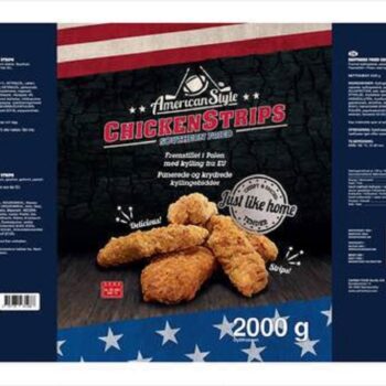 Chicken strips southern fried American