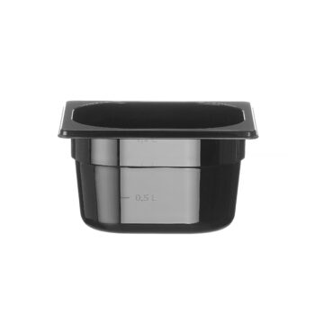 Kantine Sort 1/6 GN H:10cm polycarbonat