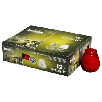 Lysbowle rød 70 timer