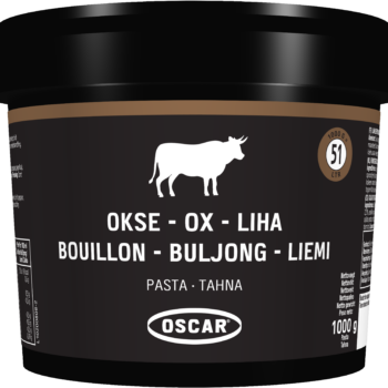 Oksebouillon Pasta Oscar