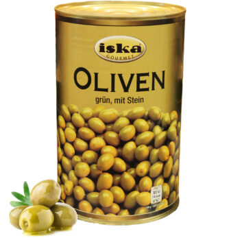 Oliven grønne med sten