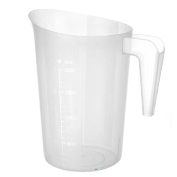 Litermål 2 ltr Plast Stabelbar/Målekande