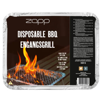 *Engangsgrill Zapp