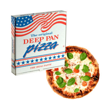 Pizzakarton Deep Pan 26x26x4,5cm