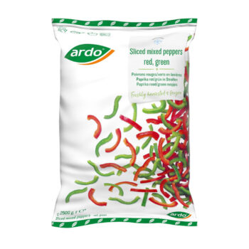 Paprika mix i strimler grøn og rød