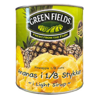 Ananas 1/8 Stykker i light sirup