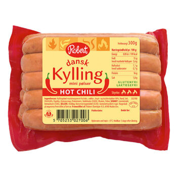 Kyllingepølser Mini M/chili