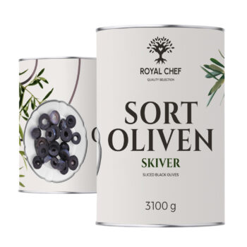 Oliven sorte i skiver – Royal Chef