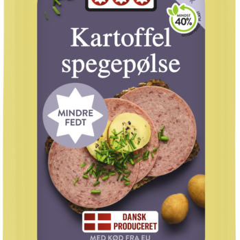 Spegepølse m. kartoffel