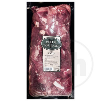 Vildsvinekød i tern