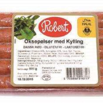 Oksepølse med kylling