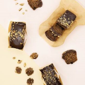 Banankage m/chokolade & valnødder vegan