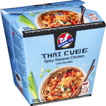 Thai Cube, Spicy sesame chicken m/pasta