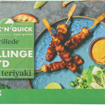 Kyllingespyd med teriyaki 30g