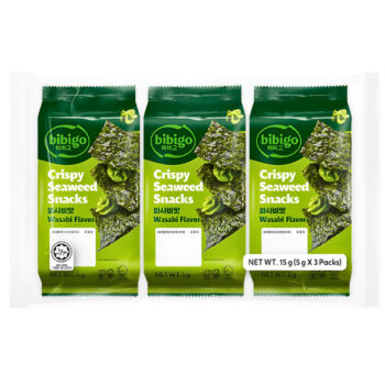 Bibigo Seaweed Snack Wasabi (3x5g)