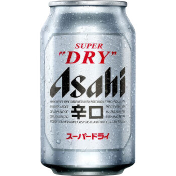 Øl Asahi super dry 5% 33cl dåse